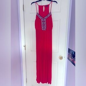 Lily Rose Red Maxi Dress